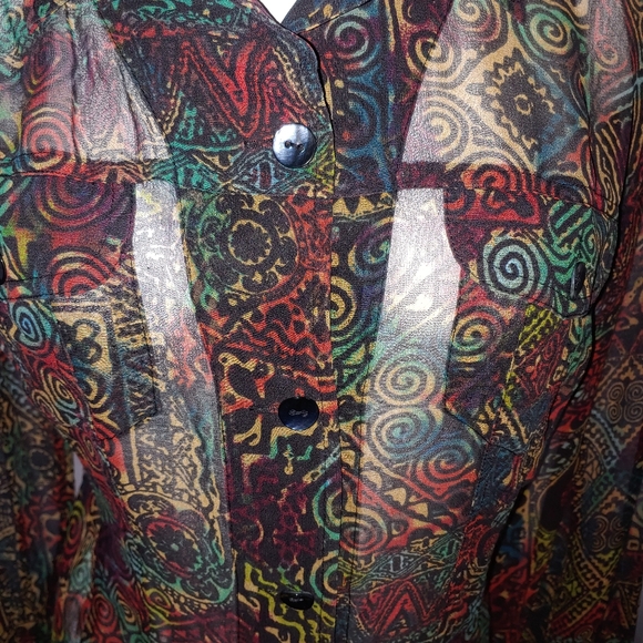 Chicos silk blouse. Size 2 - Picture 5 of 7